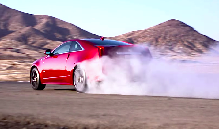 Cadillac CTS-V Burnout