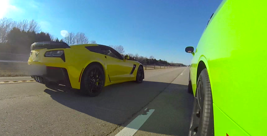 2015 Corvette Z06 vs SRT Hellcat Vs Mustang