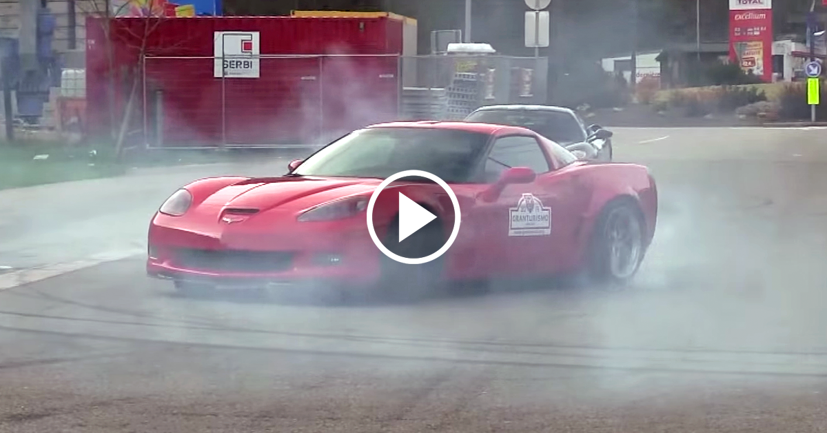 Crazy Corvette Donuts VetteTV