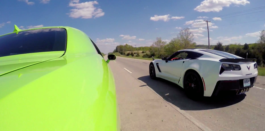 2015 C7 Corvette Z06 vs Dodge Hellcat SRT