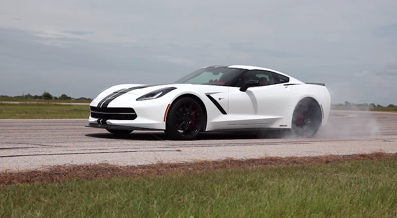 Hennessey’s 707-horsepower supercharged Corvette thunders on Texas pavement