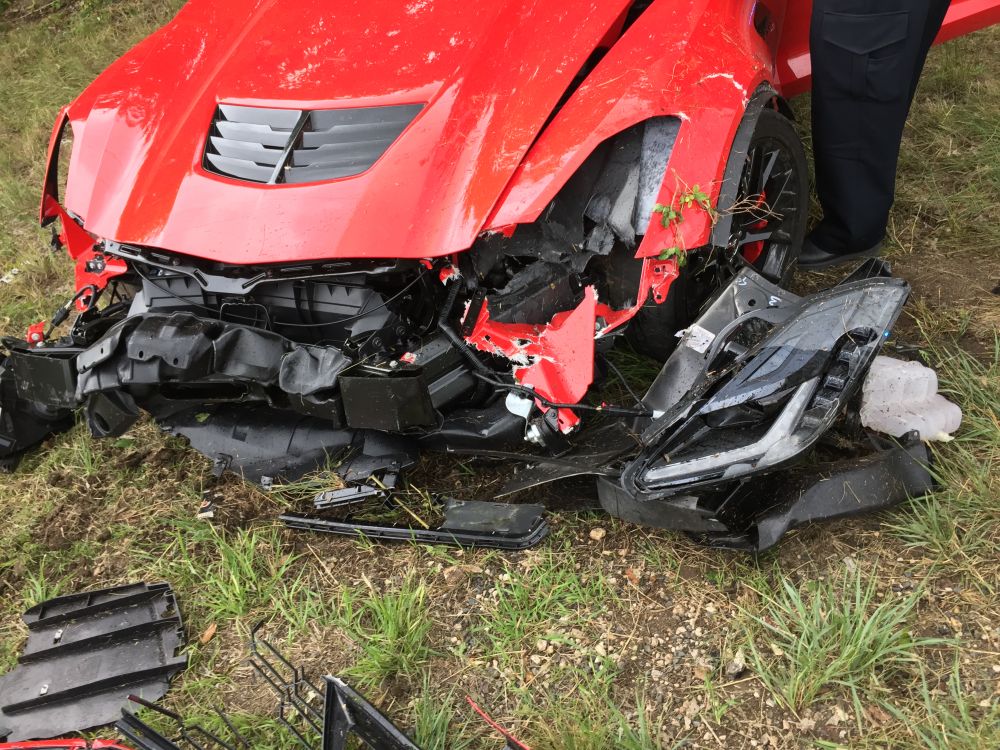 2015 Corvette C7 Z06 Crash