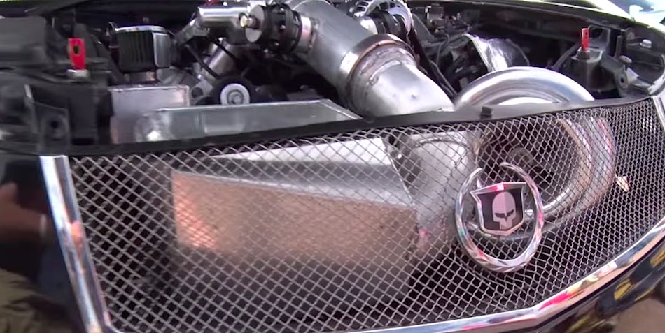 Turbo CTS-V puts down nearly 1,200 horsepower