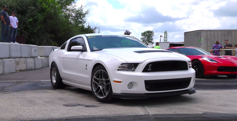 Supercharged C7 Corvette versus Mustang GT500