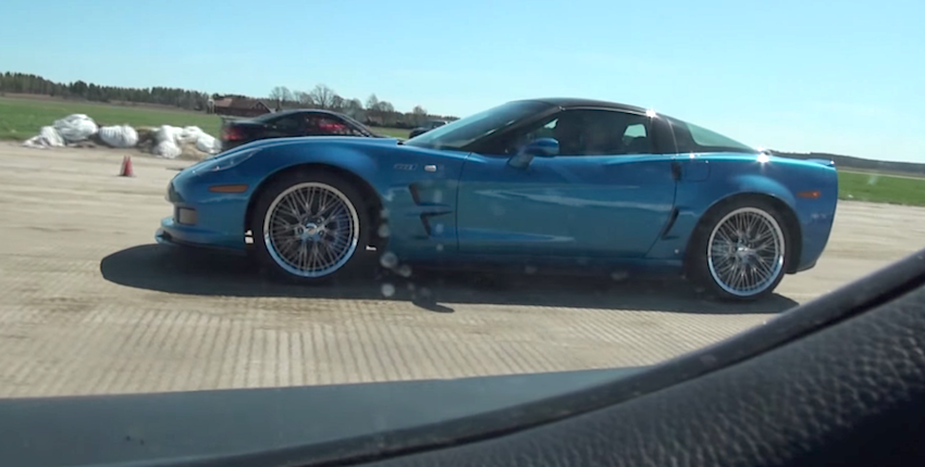 Corvette ZR1 vs Koenigsegg CCR Evo