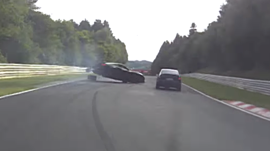 BIG CRASH Corvette Z06 Nordschleife Nurburgring