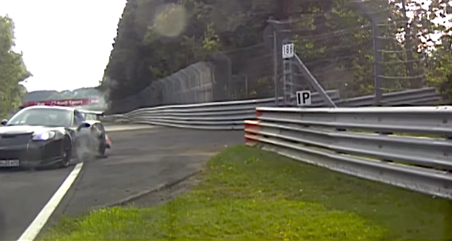 BIG CRASH Corvette Z06 Nordschleife Nurburgring