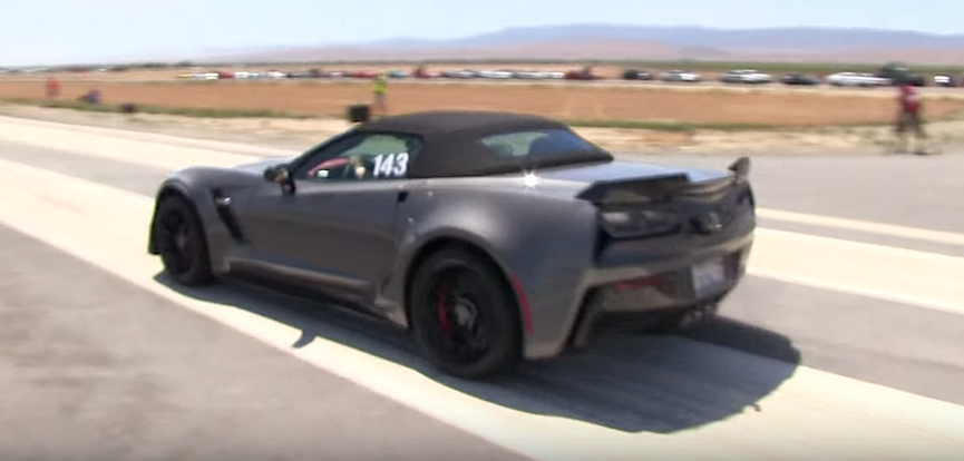 Porsche 997 GT2 Takes on C7 Corvette Z06