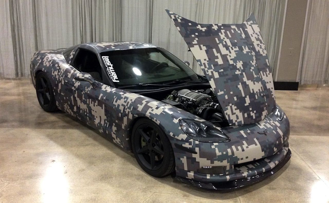 Supercharged Camo Corvette C5