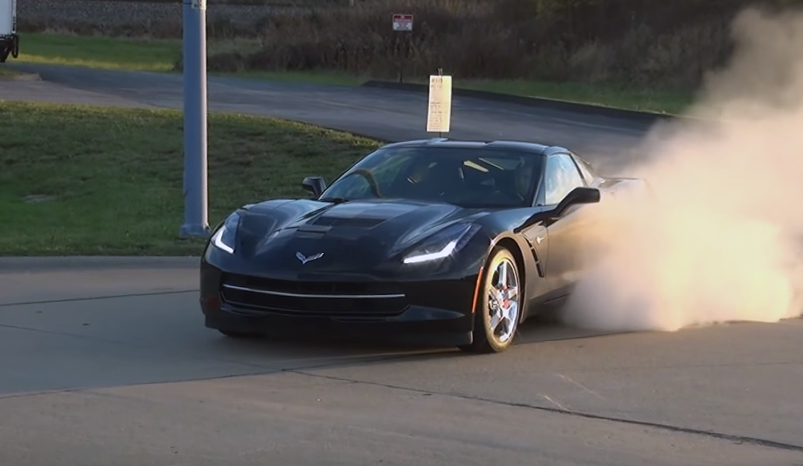 Corvette C7 Stingray Burnout