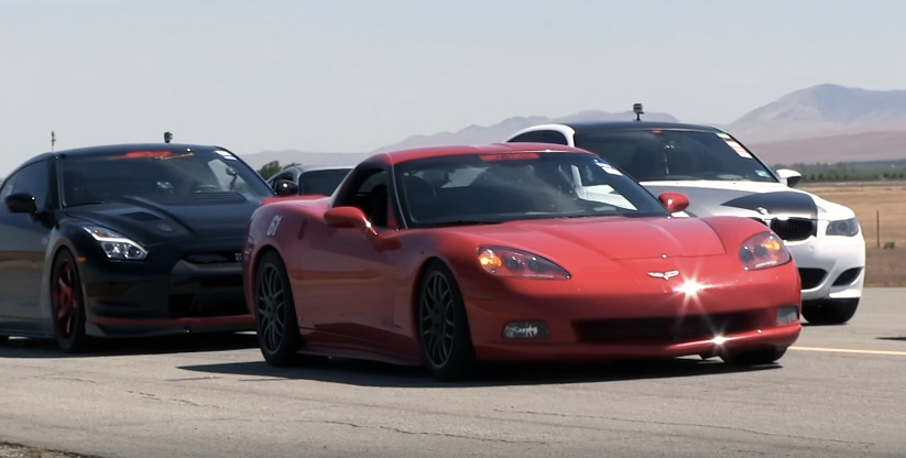 Red C6 Corvette