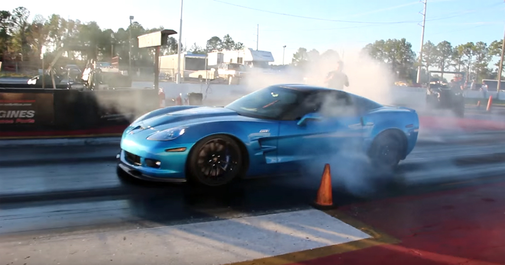 Fasterproms MANUAL ZR1 runs 9.61 @ 148 mph!