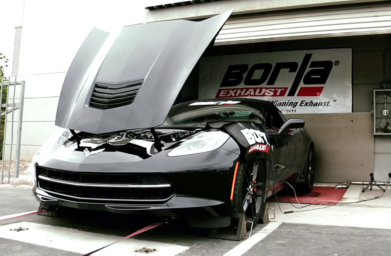 Screamin' Dyno of a C7 Corvette Stingray with Borla Headers & Exhaust