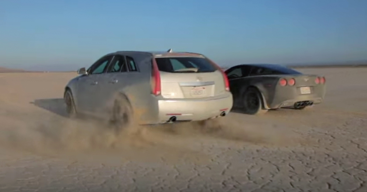 cts-v wagon vs c6 corvette