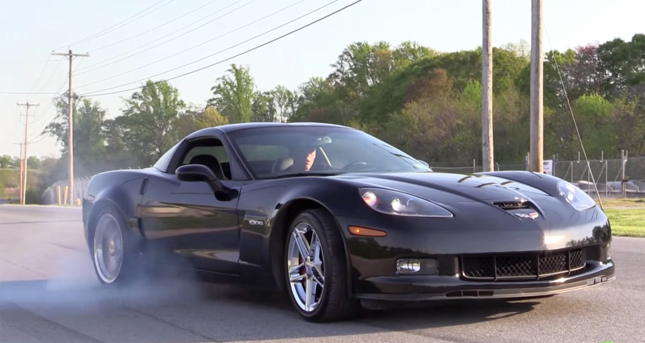 Learn How To Do a Burnout In a Corvette Z06