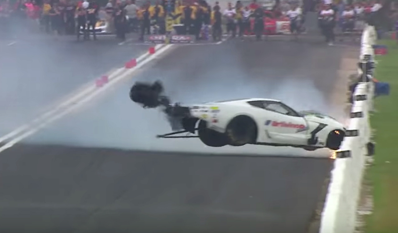 NHRA Pro Mod driver Frigo experiences incredible CRASH in Houston