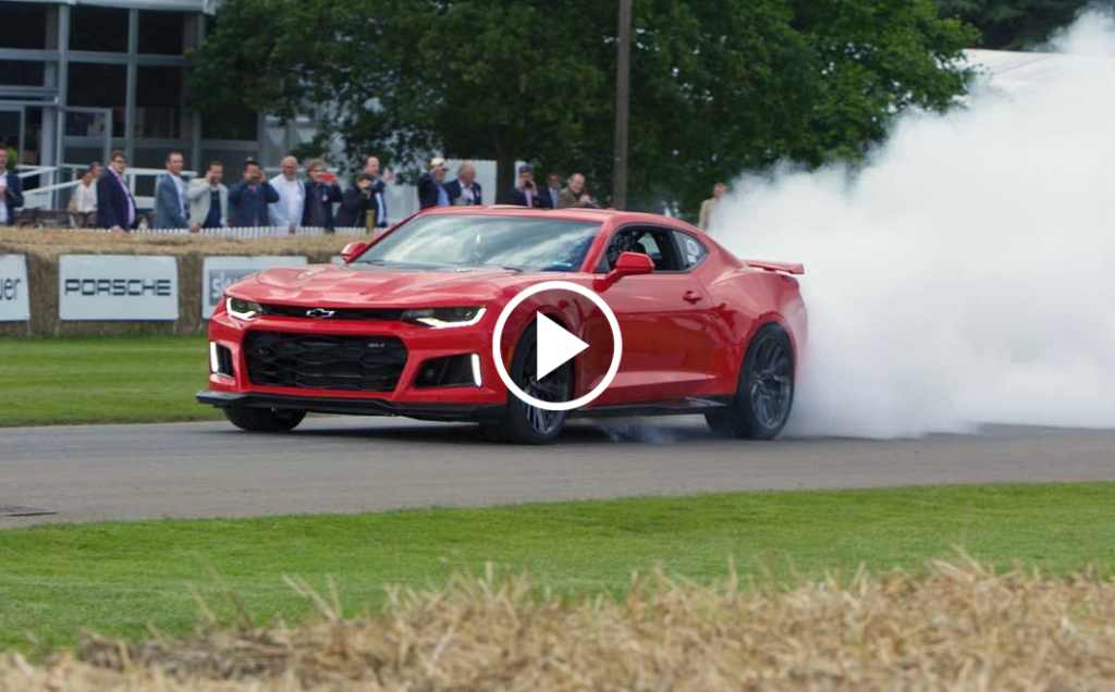 2017 Chevy Camaro ZL1 Shows Off LineLock and Rolling Burnout Mode