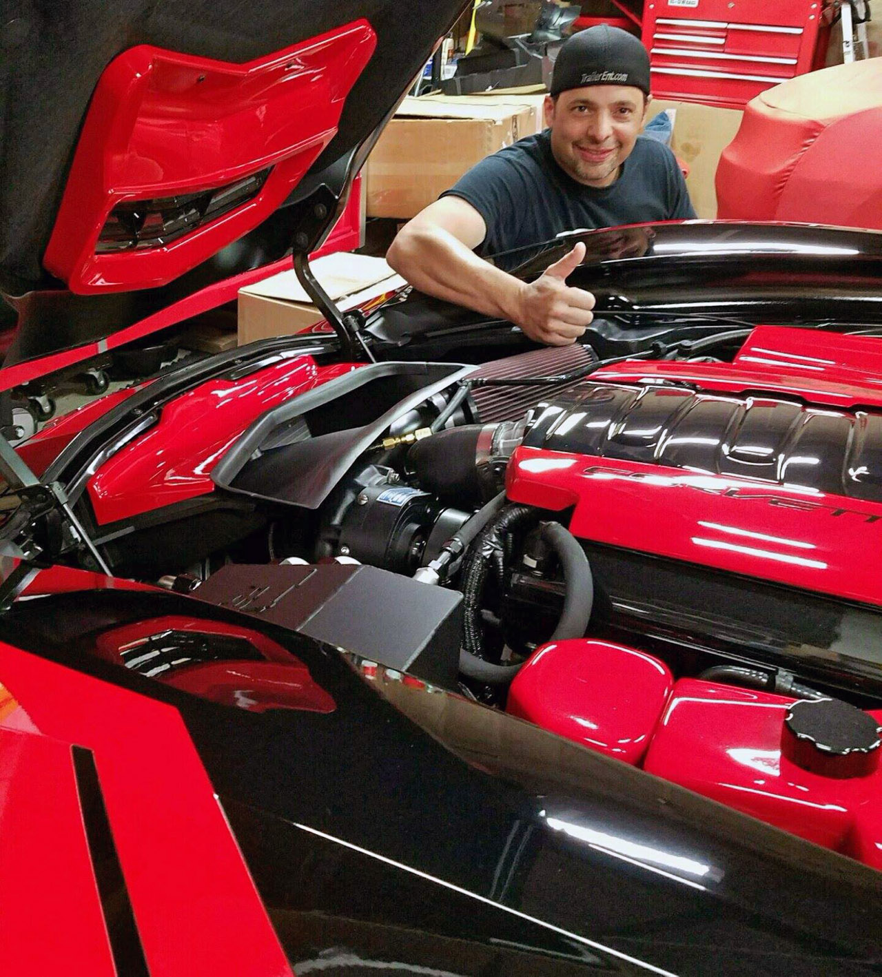 Paul and his monster Grand Sport C7!